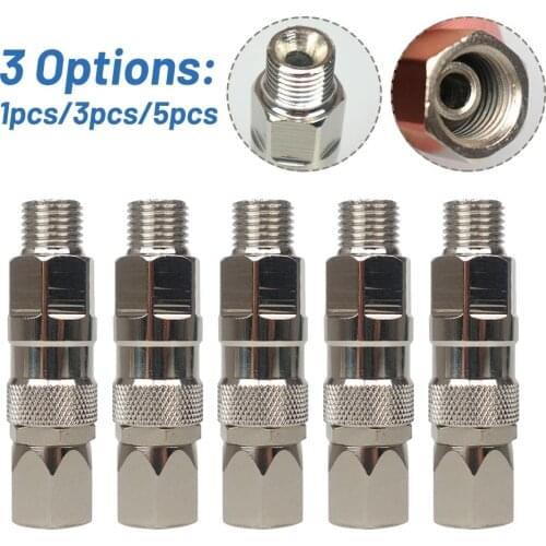 1/4 Inch Swivel Joint Adapter Swivel Joint 1/4 Inch Male To 1/4 Inch Female For Airless High Pressure Paint Sprayer Hose