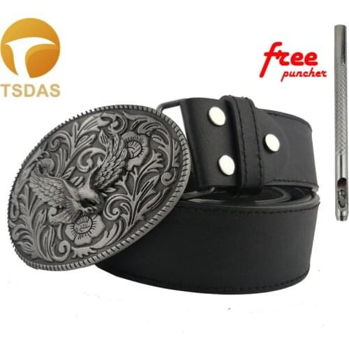 Eagle Silver Belt Buckle For Men Jeans accessories, 98*70mm Belt Buckle Cowboy Drop Shipping