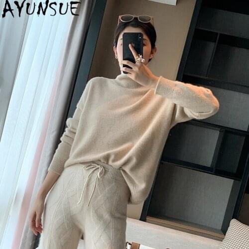 AYUNSUE Women's Cashmere Pullovers