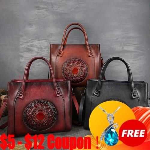 CGA High Quality Natural Skin Tote Bags Purse Cross Body Handbags For Women Messenger Shoulder Top Handle Genuine Leather Bag