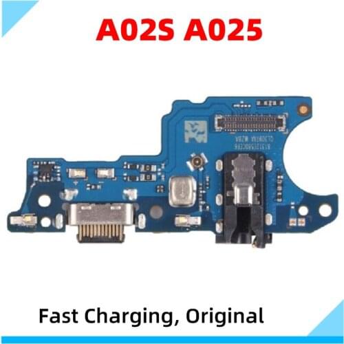 For Samsung Galaxy A02S A025 Dock Connector USB Charger Charging Port Flex Cable Microphone Board