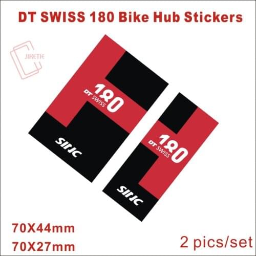 DT SWISS 180 Road Bike Hubs Stickers MTB Wheels Hubs Stickers Glossy Front and Rear Hubs Stickers Decoration Protective Film