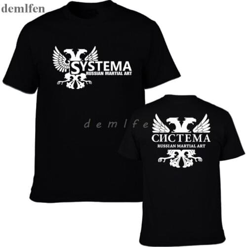New Systema Spetsnaz Russian Army Martial Art T-shirt Summer Mens Short Sleeve O-neck T Shirt Male Casual Shirts Tees