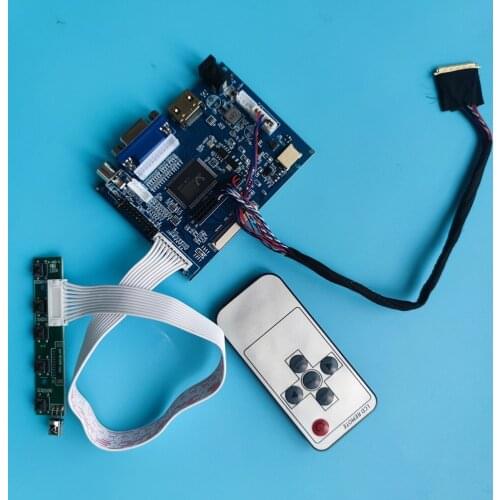 Kit Work for LP154WP3 2AV remote LCD Screen Controller Board 40pin panel VGA AV monitor driver 1440x900 display LED HDMI
