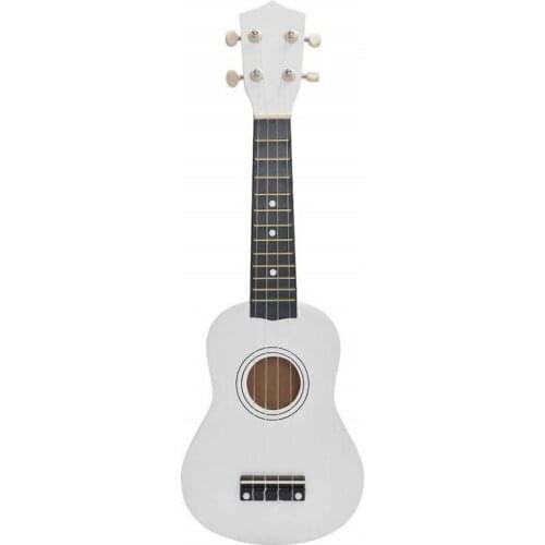 Mini 21 Inch Soprano Ukulele 12 Frets Instrument Wood Guitar Musical Ukulele Hawaiian Style Guitar for Kids Birthday