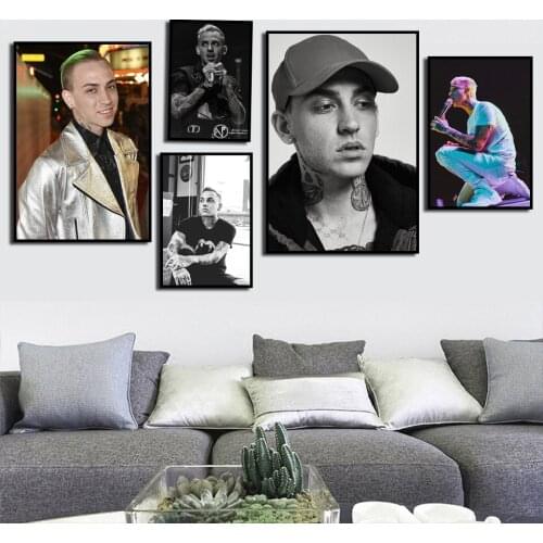 Blackbear American Rap Hip Hop Music Singer Star Poster Canvas Painting Art Wall Picture Living Room Home Decoration
