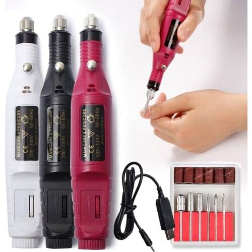 Professional Electric Nail Drill Machine Pedicure Manicure Drill Set Nail File Polishing Equipment Nail Art Manicure Tool