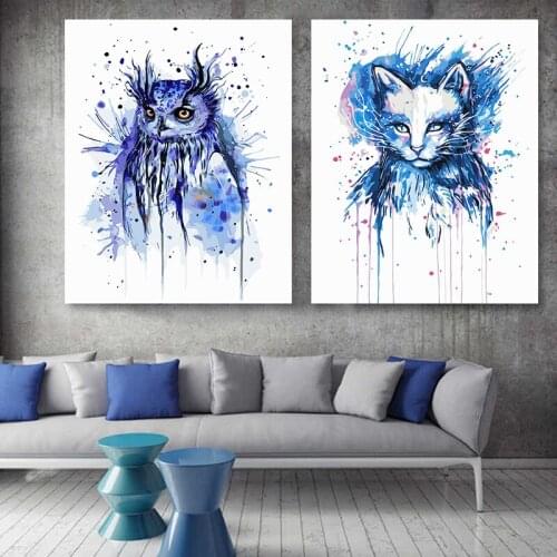 Paint by number art painting by numbers hand-painted color creative animal living room dining room decoration painting
