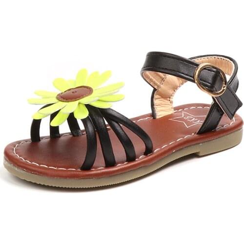 NEW Flower Girl Sandals 2019 Summer New Fashion Beach ChildrenS Shoes Princess Kids Sandals 1 2 3 4 5 6 7 8 9 10 11 12 Year Old