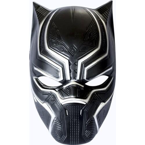 Marvel The Avengers Black Panther Helmet Cos Captain America3 Civil War Mask Marvel Anime Halloween Horror Cross-dress Live Mask