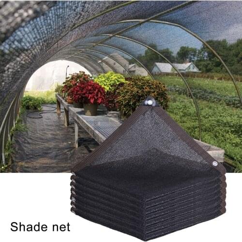 Sun Mesh Sunblock Outdoor Garden Anti-Uv Sunscreen Shade Sails Sunblock Shade Cloth Net For Plant Greenhouse Car Various Sizes