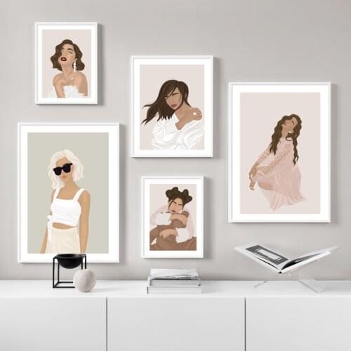 Sunglasses Fashion Woman Travel Wall Art Canvas Painting Nordic Posters And Prints Abstract Wall Pictures For Living Room Decor