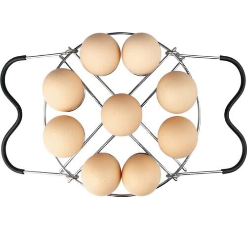 Steamer Rack Silicone Handles Steaming Rack Trivet Stand For Pressure Cooker Compatible With 6 & 8 QT Accessories