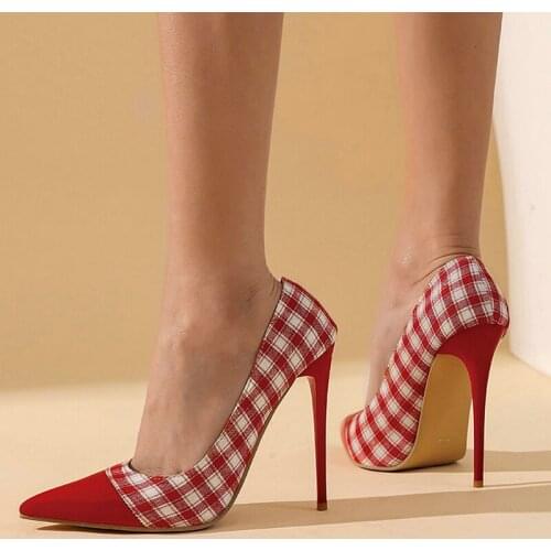 Sexy Super High Thin Heels Women Shoes Fashion Classics Shallow Pointed Toe Pumps Spring Party Wedding Shoes Ladies Plus Size 43