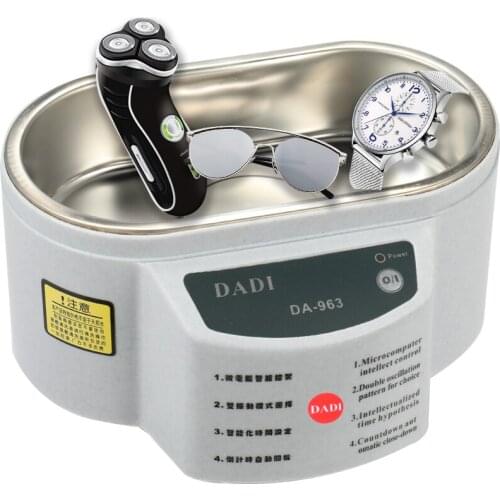 Mini Size Household Digital Ultrasonic Cleaner Jewelry Watches Glasses Circuit Board Cleaning Tool Sterilizing Machine Cleaner