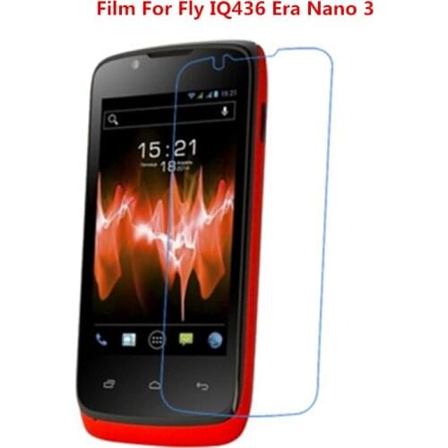 1/2/5/10 Pcs Ultra Thin Clear HD LCD Screen Protector Film With Cleaning Cloth Film For Fly IQ436 Era Nano 3