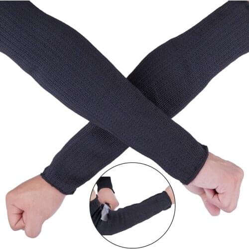 1 Pair Steel Wire Cut Proof Arm Sleeve Guard Bracer Abrasion Armband Protector