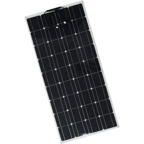 1pcs Flexible solar panel 12V 100 W Watt Panel solar battery charger Solar CELL Light Vehicle Yacht 18V Volt