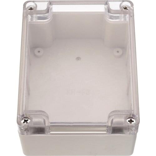 1pc Waterproof Plastic Enclosure Case Clear Cover DIY Electronic Project Box 115mmx90mmx55mm