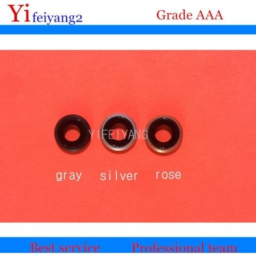 10pcs YIFEIYANG OEM New Back Camera Glass Lens Cover With Ring Frame bezel For iPhone 8 8g 4.7"