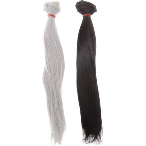 2pcs Doll Wig Hair for Girl Dolls for 1/3 1/4 1/6 BJD DIY Accessories Parts