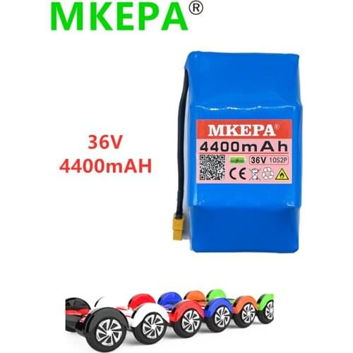2021 100% New 10s2P 36V Battery 4400mAh 4.4Ah Single Cycle Voltage Hoverboard Battery Battery for Two Wheeled Twist Car
