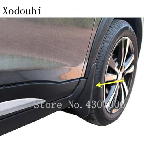 Car Cover Plastic Fender Soft Mudguard Protect Flap Splash Mud Guard Frame 4pcs For Nissan Kicks 2017 2018 2019 2020