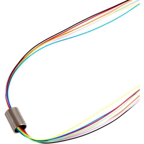 8mm Outer Diameter 8-Core 8-way Miniature 8CH Slip Ring Collecting-ring for GBM4108H-120T Motor RC Model Spare Parts DIY