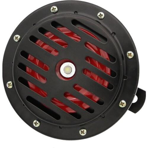 Car horn large basin horn 12V high and bass waterproof universal electric horn Modified mesh electric whistle electric horn108db