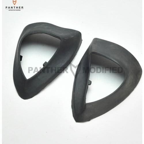 Black Motorcycle Mirror Base Boot Rubber Boots Moto mirrors bottom Cover case for Honda GL1800 Goldwing 2001-2010