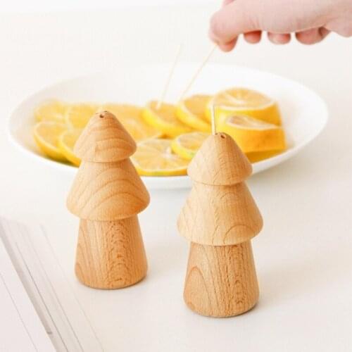 Tree Toothpicks Holder Cotton Swab Box Creative Storage Box Organizer Toothpick Dispenser Dust-proof Home Table Decor