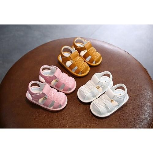Kids Shoes Toddler Girl Sandals Summer New Fashion PU Leather Cork Girls Summer Kids Shoes