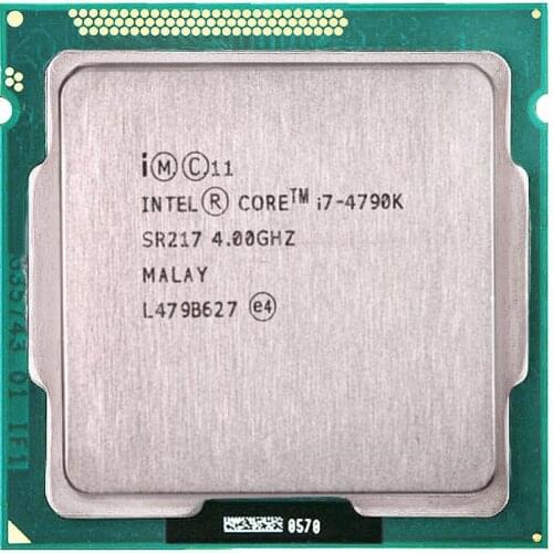 Intel Core i7-4790K CPU 4.0GHz LGA1150 Duad-Core 8MB 22nm 88W i7 4790K CPU
