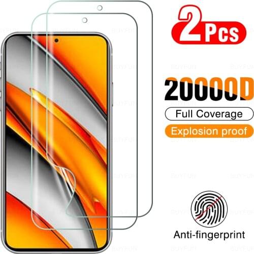 2Pcs Full Hydrogel Film For Xiaomi Poco F3 Protective Screen Protection For Poxo Poko M3 M3Pro X3 X3Pro X3Nfc F 3 Film Not Glass