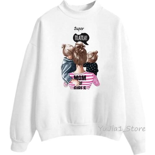 Harajuku kawaii Super Mom sweatshirt thanksgiving Mothers Day gift Aesthetic clothes vogue hoodie winter sudaderas tracksuit
