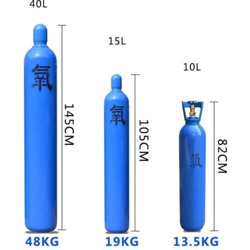 12l 20l 50l High Pressure Diving Oxygen Gas Tank Oxygen Cylinder For Hospital