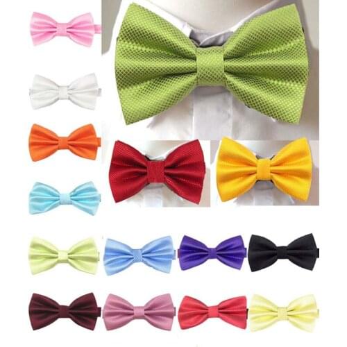 Classic Black Mens Adjustable Womens Neck KIDS Wedding Fancy NEW Bowties Dress Check Tuxedo Bow Tie Bow Pretied