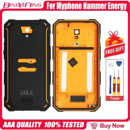 New Original Battery Cover For Myphone Hammer Energy Protective Back Case Repair Replacement Accessories Parts Phone Accessory