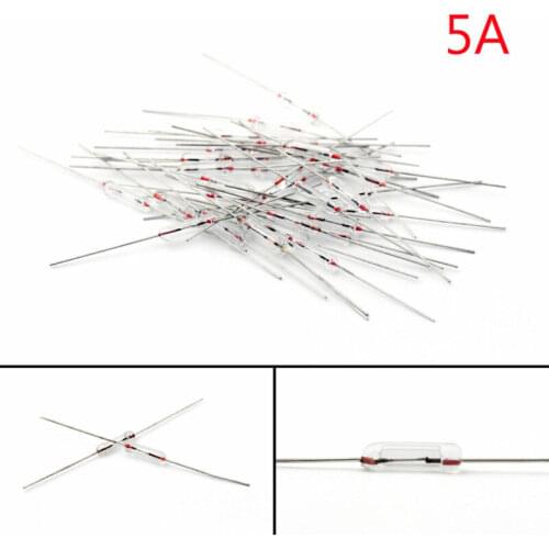 200Pcs Glass Fuse Tube Axial With Lead Wire Fast Blows Fuse 3x10mm 250V/5A