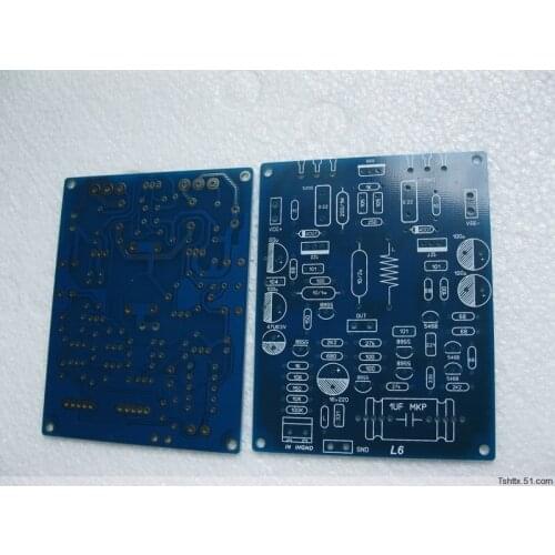 A pair DIY differential amplification power amplifier board PCB empty board Free ship