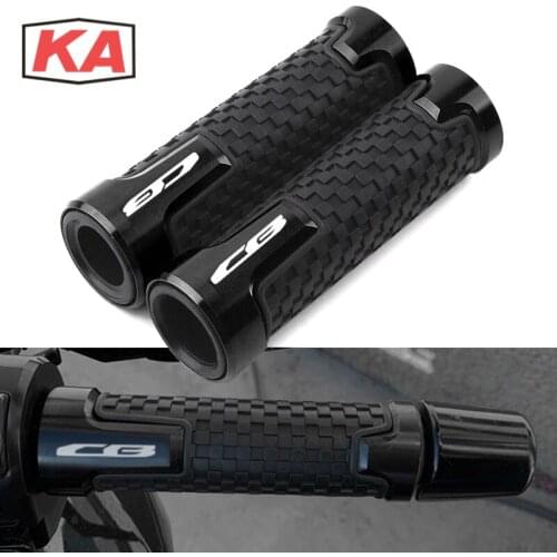 CNC Motorcycle Handle Grip Handlebar Grips For HONDA CB125F CB500 CB190r CB1300 CB1000 CB1000R CB500F CB300F CB599 CB600F HORNET