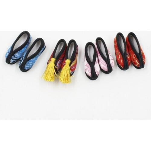 DBS shoes for Blyth doll ICY DOLL Ancient Court style Embroidery shoes suitable for 1/6 Joint body doll ICY about 3cm length