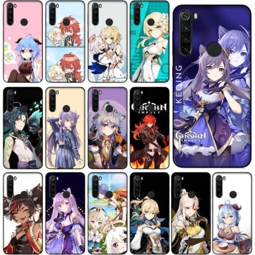 YNDFCNB Genshin Impact Phone Case for Xiaomi Redmi 5 5Plus 6 6A 4X 7 8 Note 5 5A 7 8 8Pro