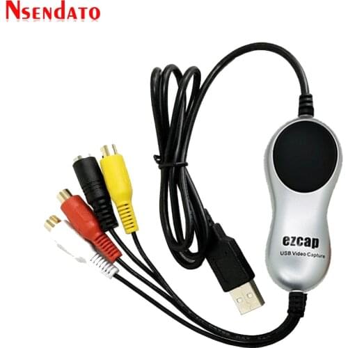 USB 2.0 USB2.0 Video Audio Capture Grabber Adapter DVR DVD Player Analog to Digital Format for Windows10 Win7 win8 win10 XP