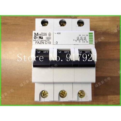 [ZOB] MOELLER Moeller FAZN C10 miniature circuit breaker 3P10A air switch genuine original