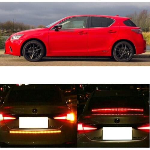 1pc Prevent rear-end Strobe Turn/Stop Light Trunk Lamp For Lexus ct es gs gx hs is lc lfa ls lx nx rc rx sc ux