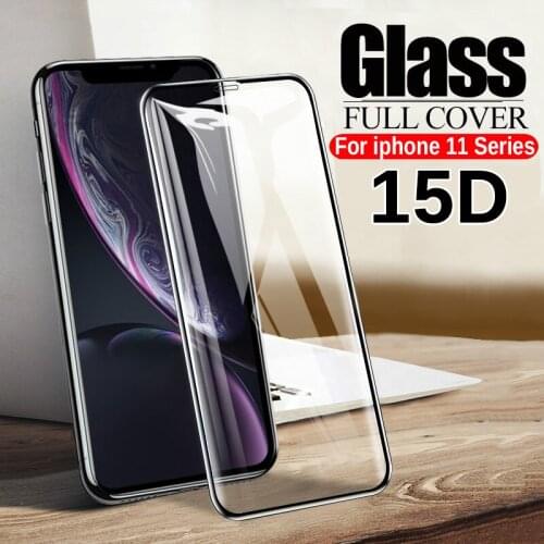 15D Full Glue For iphone 11 Tempered Glass For Apple iphone 11 Pro Screen Protector Protective Glass For iphone 11 Pro Max Glass