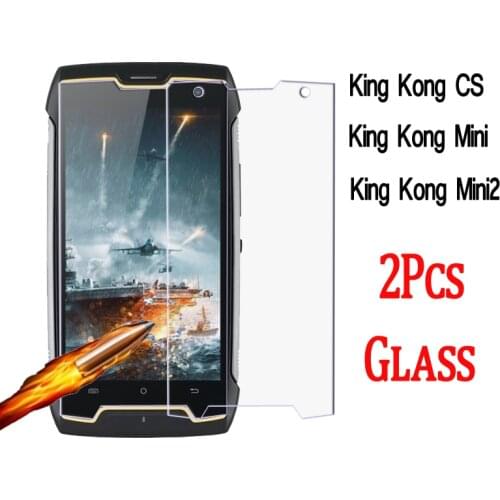 2-1Pcs Phone Tailor-made Protector Glass For Cubot King Kong Mini Mini2 Cover Screen Protective Film On Cubot King Kong CS Glass