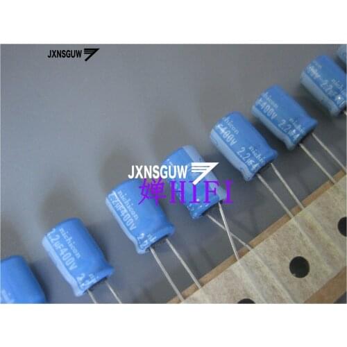 20PCS NICHICON BT 400V2.2UF 8X11.5MM 2.2UF 400V original audio Aluminum electrolytic capacitor 125 degrees 2.2uF/400V