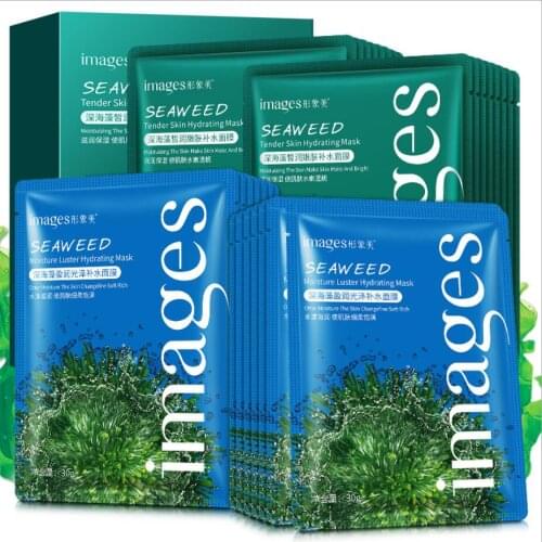 30g Alginate face mask Oil-control moisturizing whitening anti-aging innisfree Seaweed fabric maske for treatment skin care